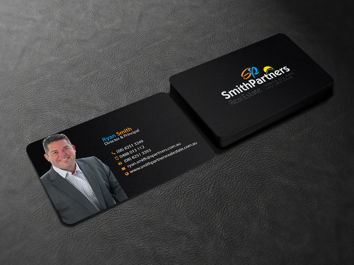 Business Card Design by Creations Box 2015 for Smith Partners Real Estate | Design #12334671