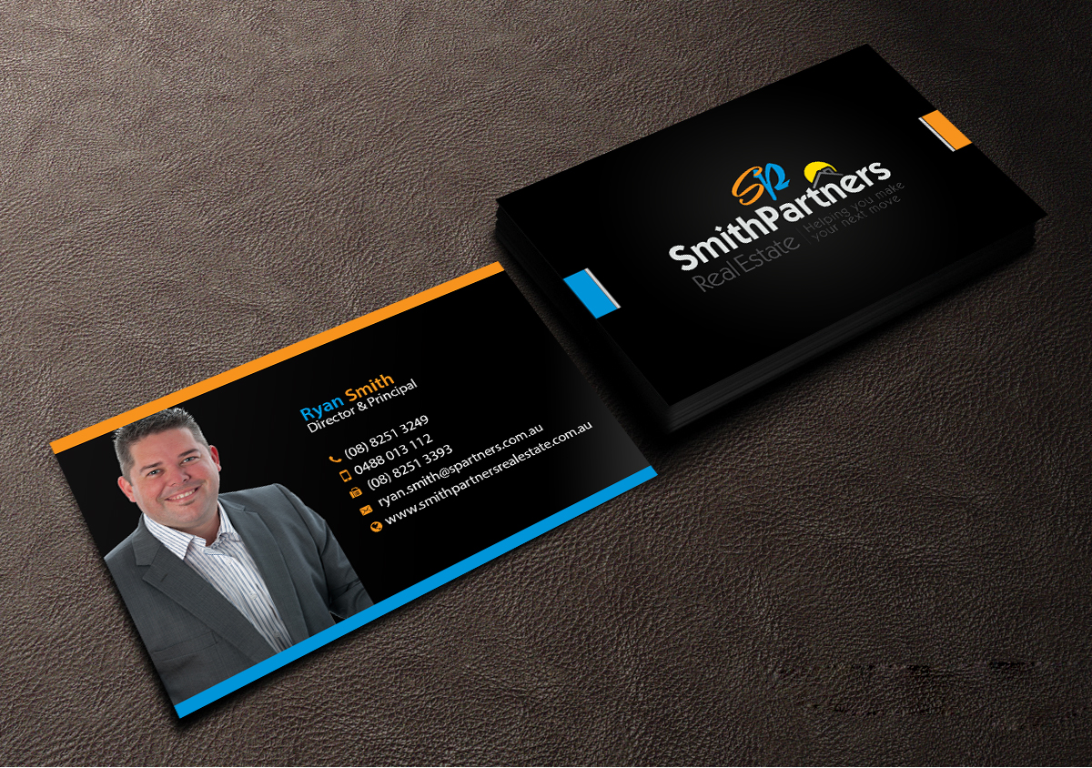 Business Card Design by Creations Box 2015 for Smith Partners Real Estate | Design #12334672