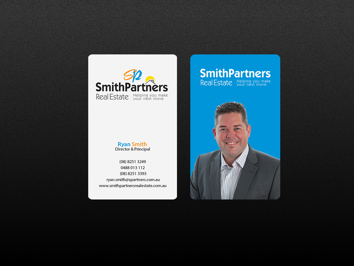 Business Card Design by Creations Box 2015 for Smith Partners Real Estate | Design #12334673