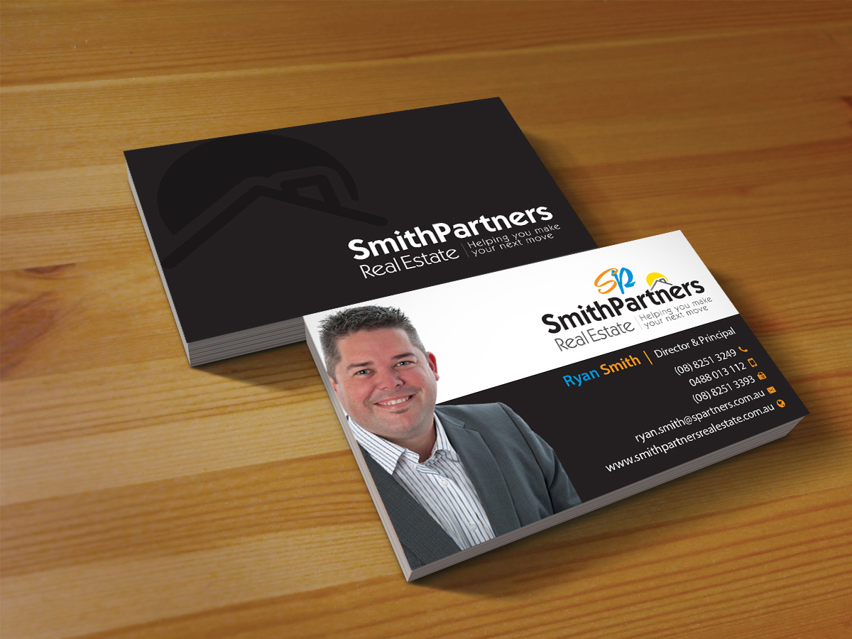 Business Card Design by Creations Box 2015 for Smith Partners Real Estate | Design #12334675