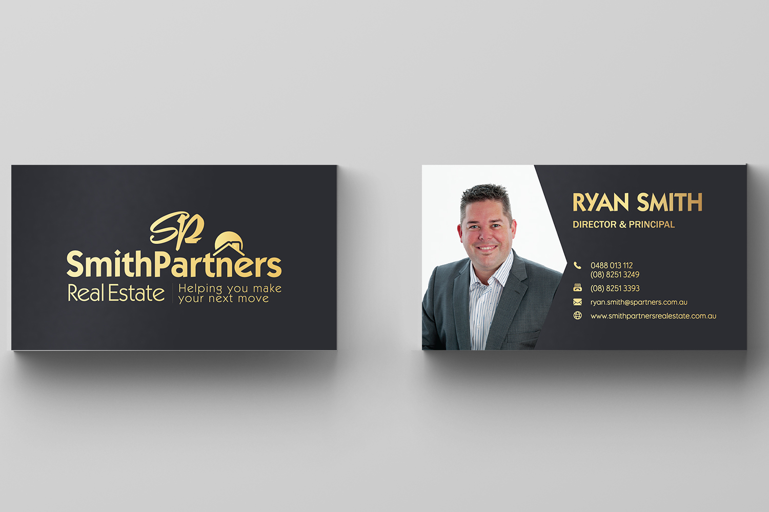 Business Card Design by Minh Tr?nh for Smith Partners Real Estate | Design #12398909