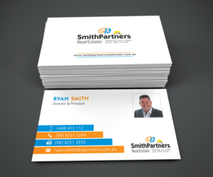 Business Card Design by Graphic Flame for Smith Partners Real Estate | Design: #12323565