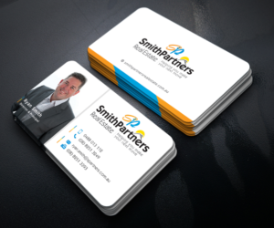Business Card Design by Graphic Flame for Smith Partners Real Estate | Design: #12329348