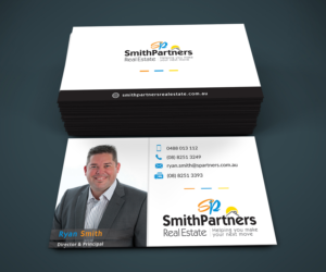 Business Card Design by Graphic Flame for Smith Partners Real Estate | Design: #12344321