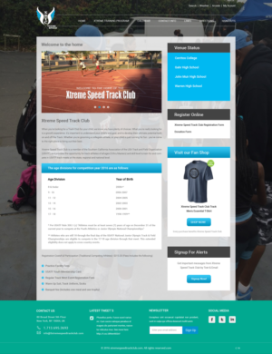 Web Design by pb for Xtreme Speed Track Club | Design: #12332545