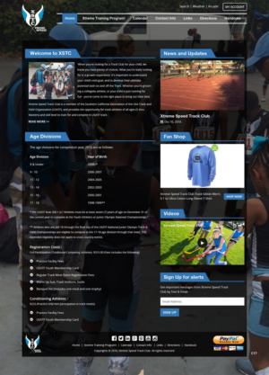 Web Design by pb for Xtreme Speed Track Club | Design: #12332546