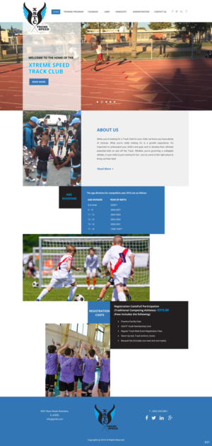Web Design by pb for Xtreme Speed Track Club | Design: #12332548