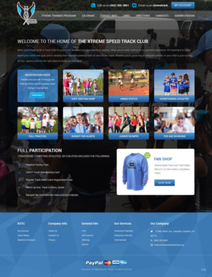 Web Design by pb for Xtreme Speed Track Club | Design: #12332557