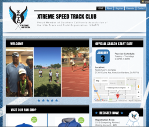 Web Design by Skooch Creative for Xtreme Speed Track Club | Design: #12368812