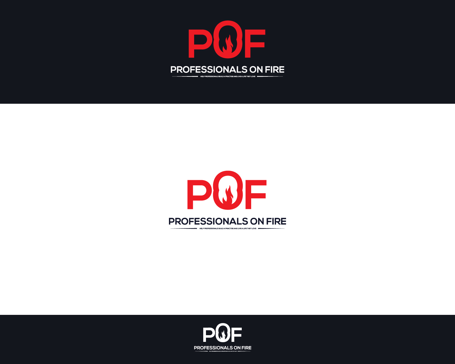 Logo Design by Atec for ProfessionalsOnFire | Design #12321082