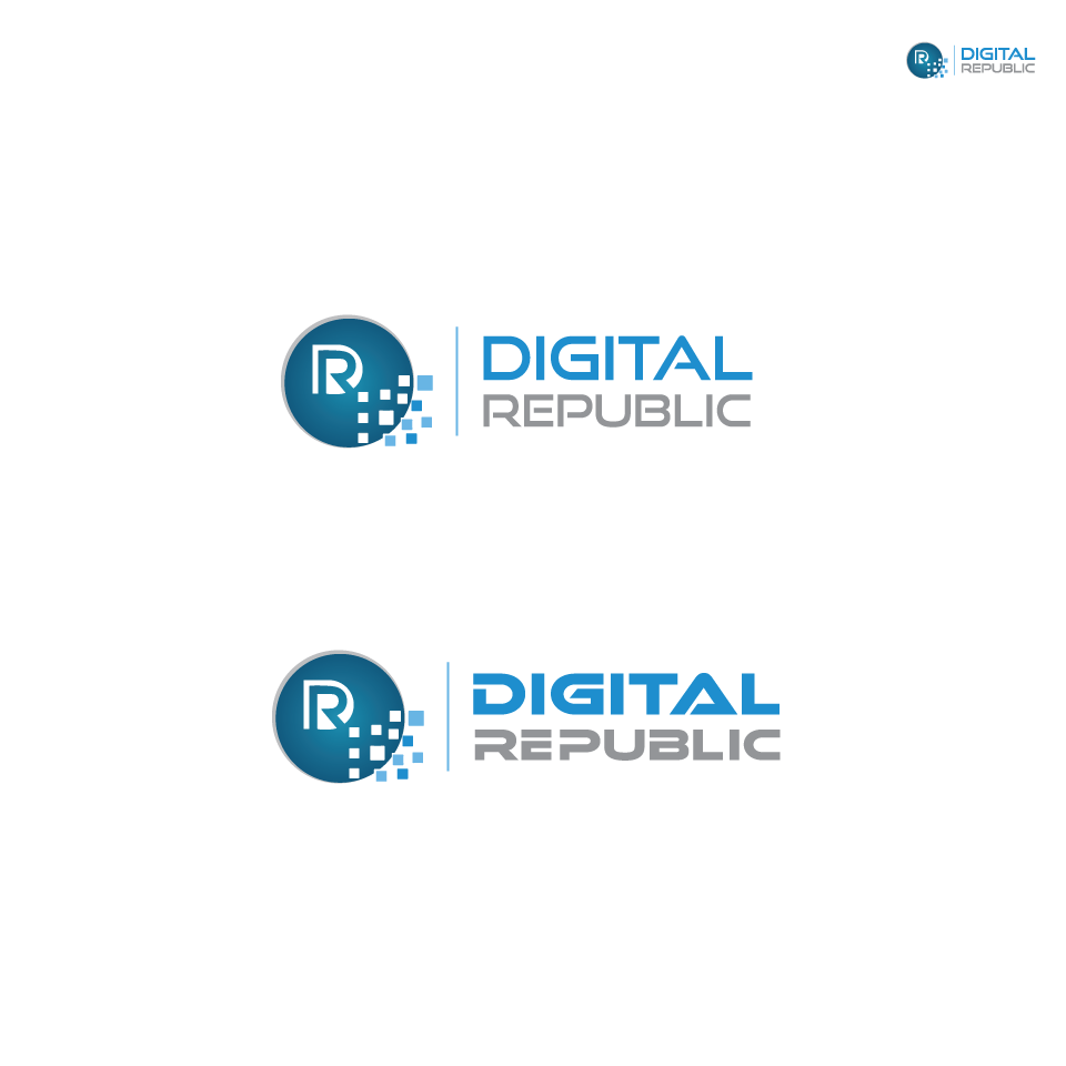 Logo Design by Jahid BD for Digital Republic | Design #12441194