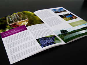 Solar for Wineries | Brochure Design by Soluciones Creativas