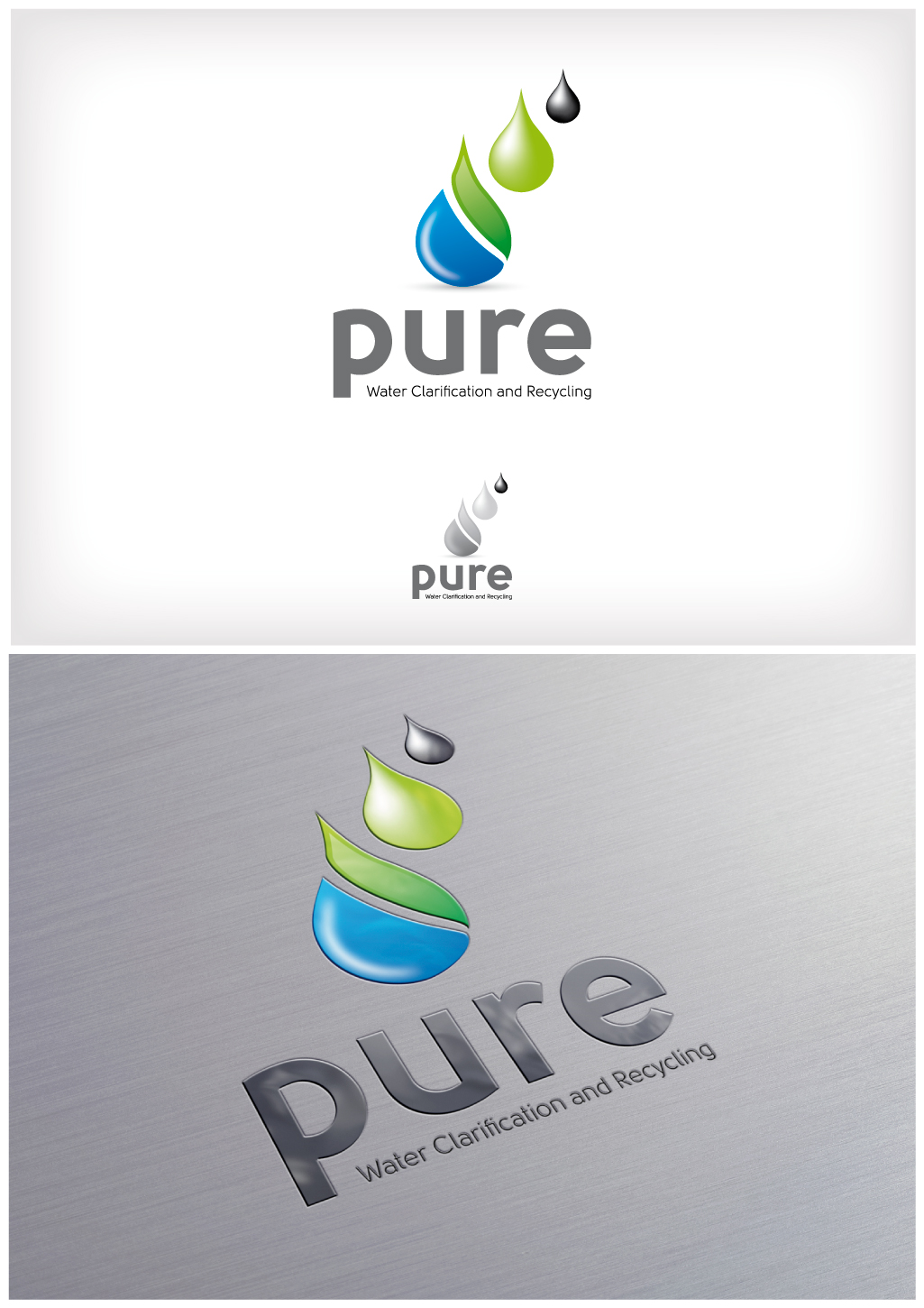 Logo Design by fkoric0101 for PURE Enviromental Solutions | Design #12326909