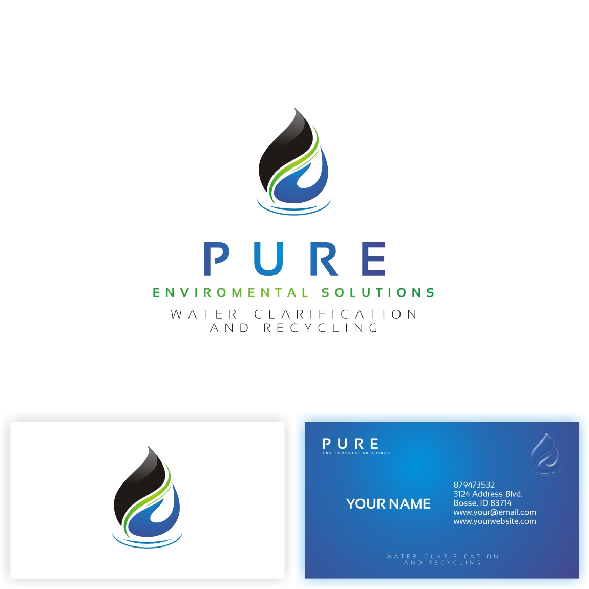Design de Logo par derho pour PURE Enviromental Solutions | Design #12340610