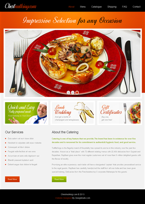 Web Design by Chaitanya S. for this project | Design: #2416639