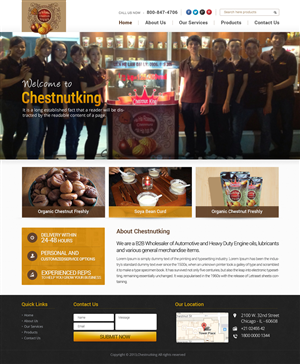 Web Design by the-lion-king for this project | Design: #2416652