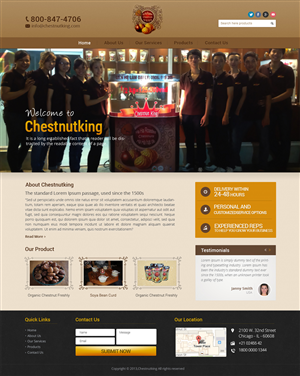 Web Design by the-lion-king for this project | Design: #2416782