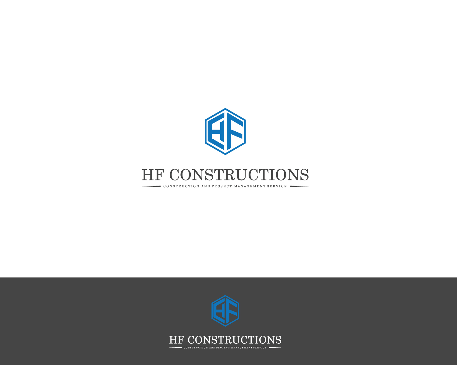 Logo Design by Atec for HF Constructions | Design #12341454