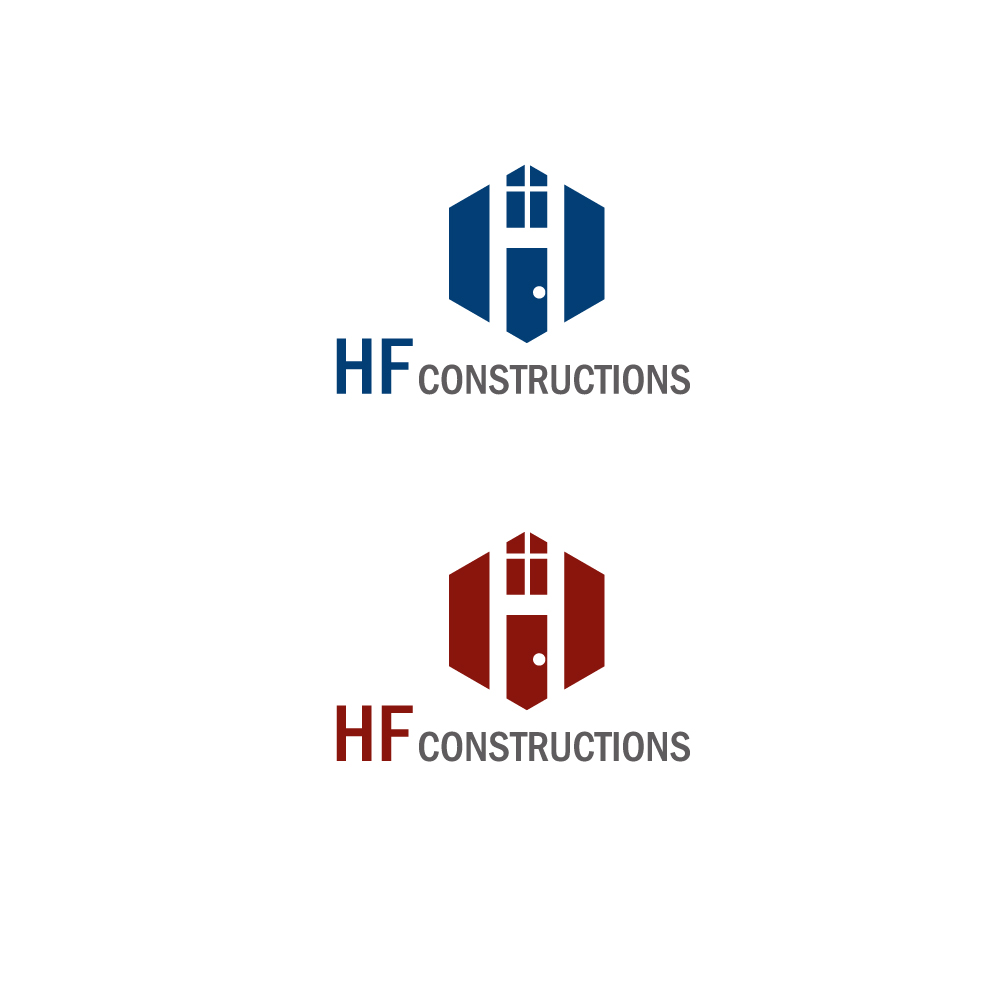 Logo Design by bethippert for HF Constructions | Design #12346802