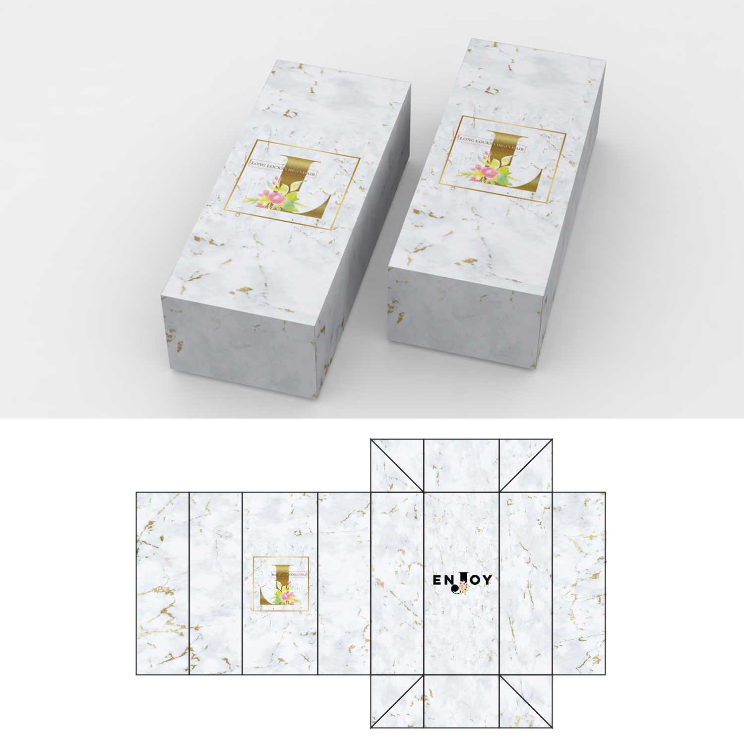 Bold Masculine Hair And Beauty Packaging Design For Long Locks