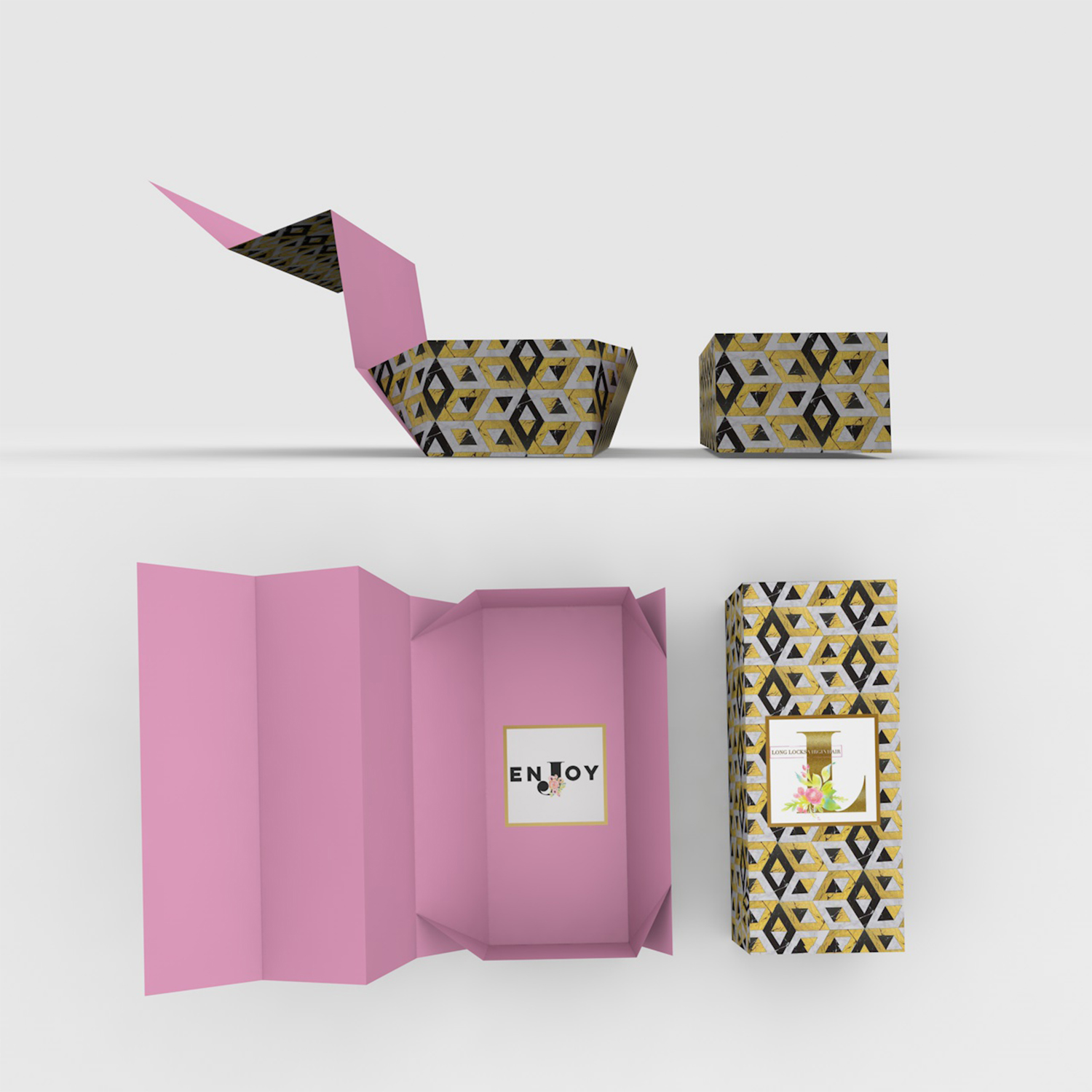 Packaging Design by Dhanush Designer for Long Locks Virgin Hair LLC | Design #12332122