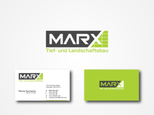 Diseño de Logo por shanks para Marx Tief und Landschaftsbau | Diseño #12530444