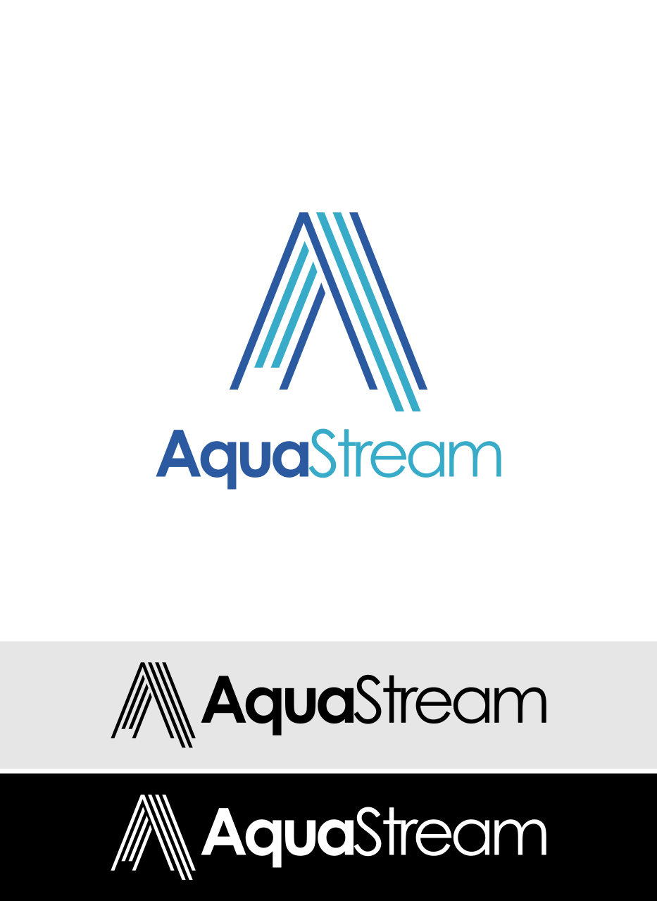 Diseño de Logo por ChinMaya para Aqua.Stream | Diseño #12368664
