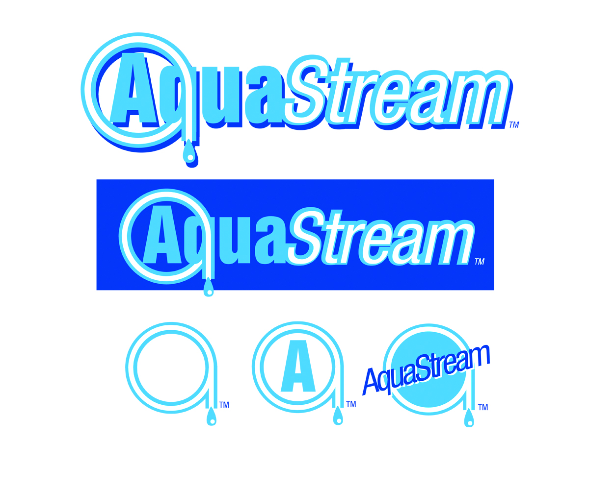 Logo Design by Hot Rod for Aqua.Stream | Design #12334895