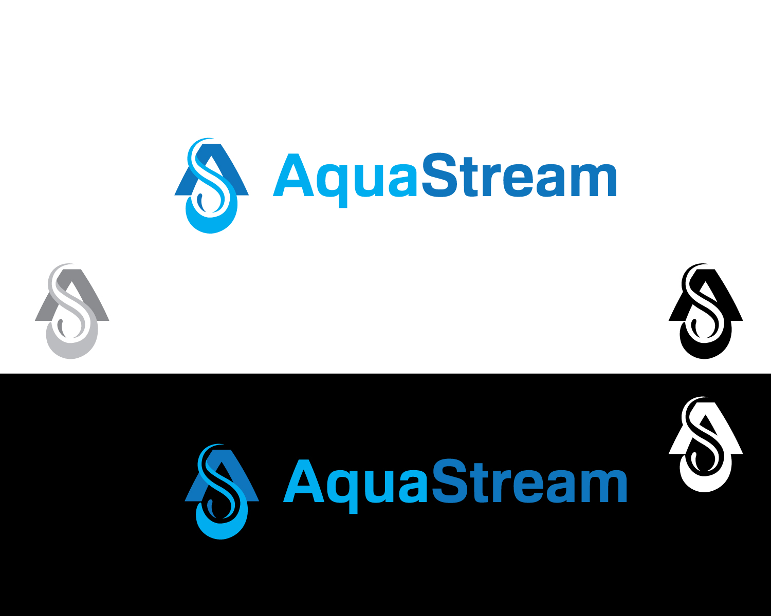 Logo-Design von logomaniac für Aqua.Stream | Design #12396696