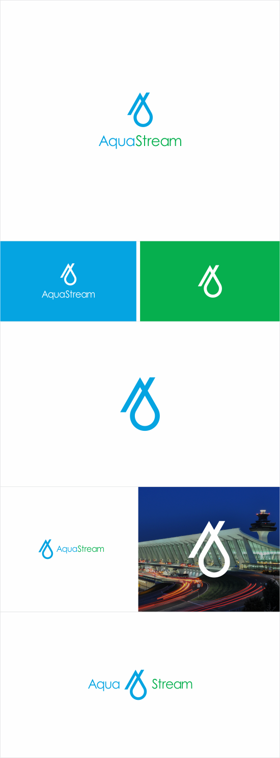 Logo Design by Naavyd for Aqua.Stream | Design #12371332