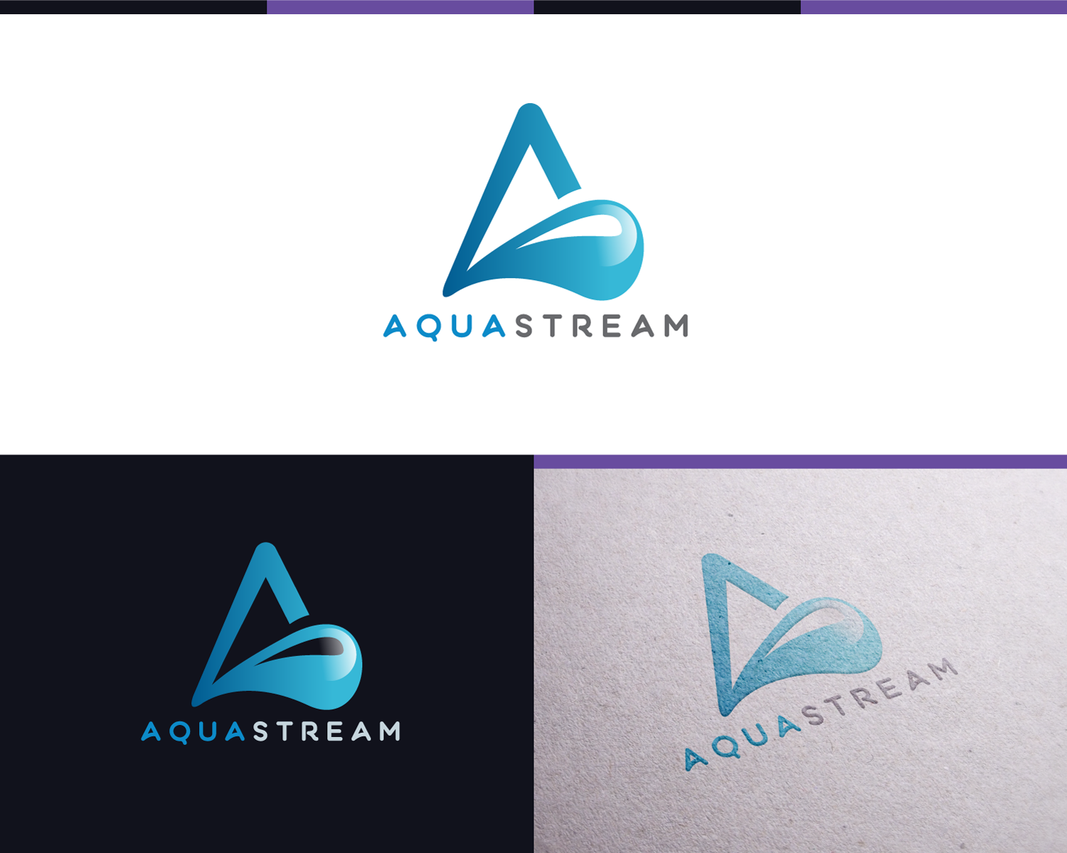 Logo Design by anonrotide for Aqua.Stream | Design #12412612