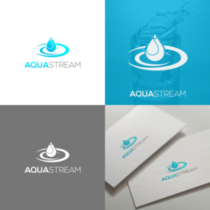 Logo Design by Optimistic_Studio for Aqua.Stream | Design: #12388450