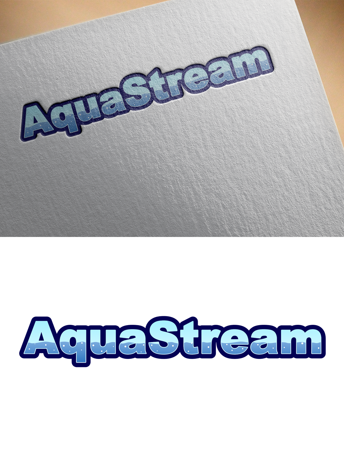 Logo Design by thequadrat for Aqua.Stream | Design #12342748