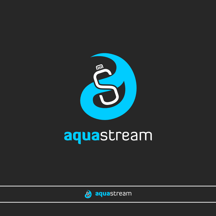 Logo Design by Maestral for Aqua.Stream | Design #12333185