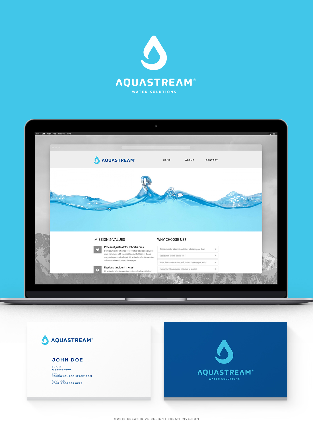 Logo Design by Creathrive for Aqua.Stream | Design #12384211