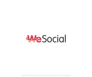 Logo Design by Daniel Caso Design for WeSocial | Design: #12410625