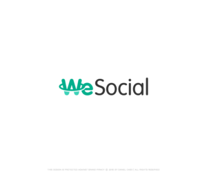 Logo Design by Daniel Caso Design for WeSocial | Design: #12410627