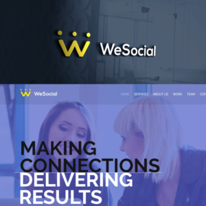 WeSocial | Logo Design by Alex Martin