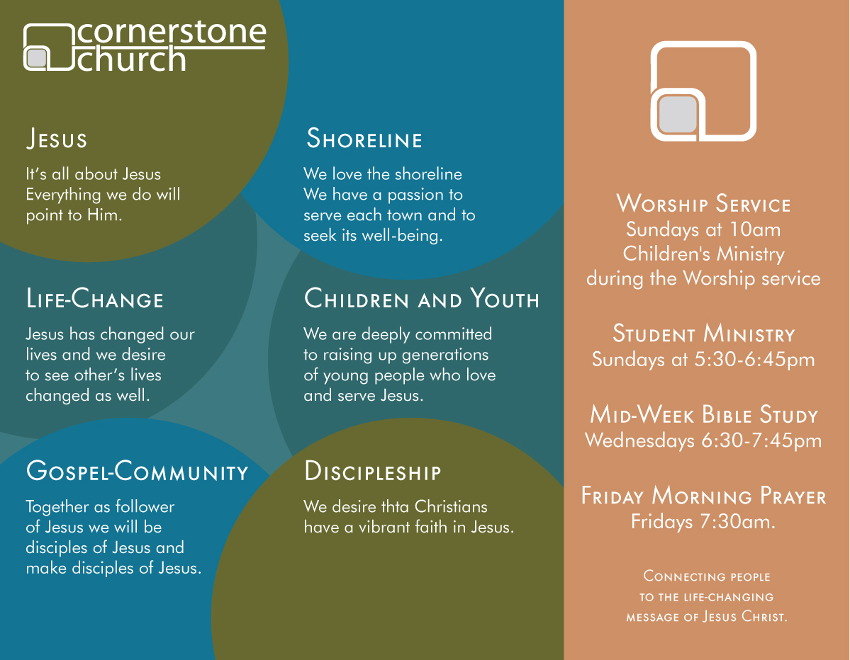 Stationery Design by M.Pirs for Cornerstone Church | Design #12357167