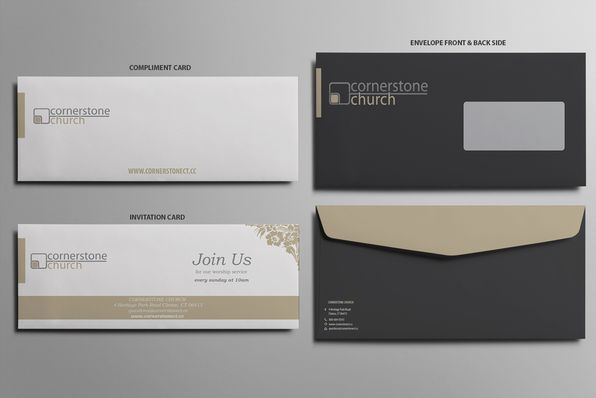 Stationery Design by Selda for Cornerstone Church | Design #12346099