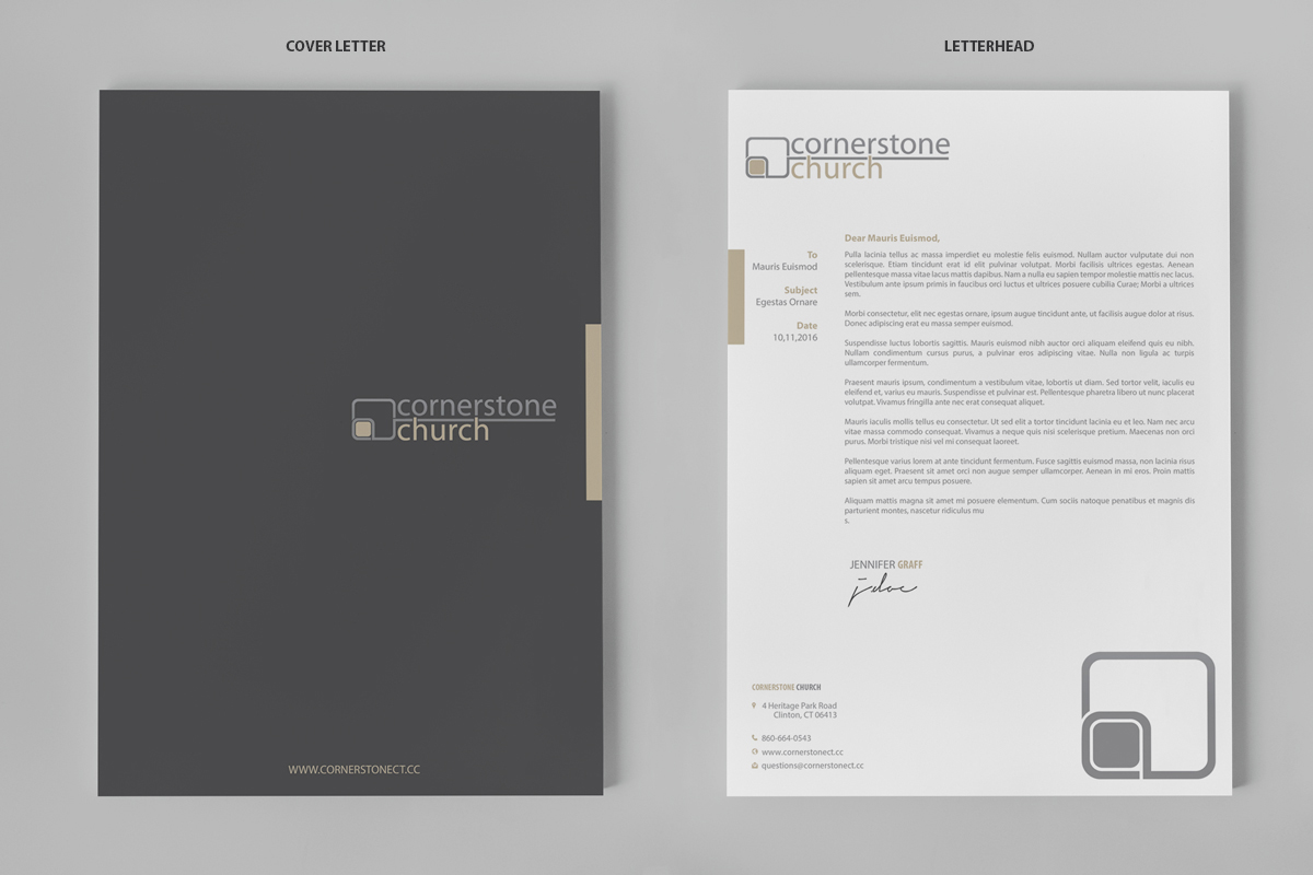 Stationery Design by Selda for Cornerstone Church | Design #12346101
