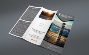 Stationery Design by Sarah Mathews for Cornerstone Church | Design: #12375829