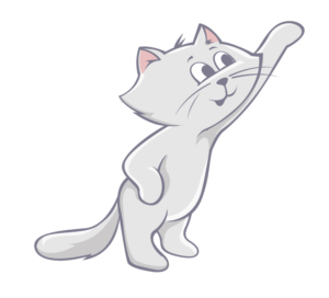Cute Farting Cat concept and sprites for a simple video game, 2D platformer for kids | Design Illustration par pinky