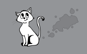 Cute Farting Cat concept and sprites for a simple video game, 2D platformer for kids