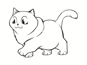 Cute Farting Cat concept and sprites for a simple video game, 2D platformer for kids | Design Illustration par Cody Rostron