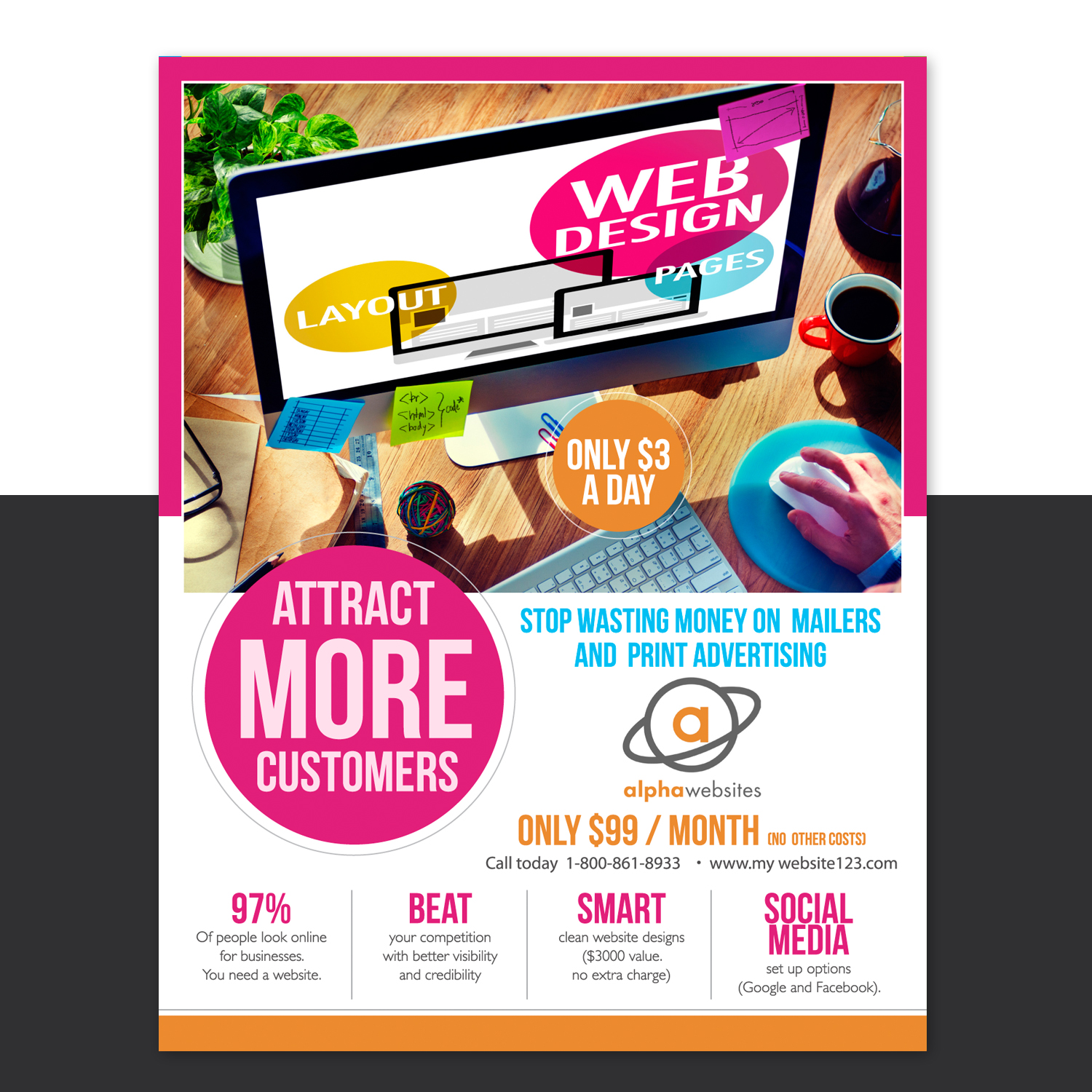 Diseño de Flyer por Pia Ceccarelli  para este proyecto | Diseño #12355107