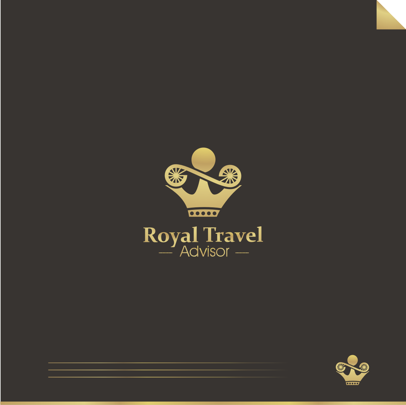 Logo Design by R!CKY for Royal Travel Advisor | Design #12361265