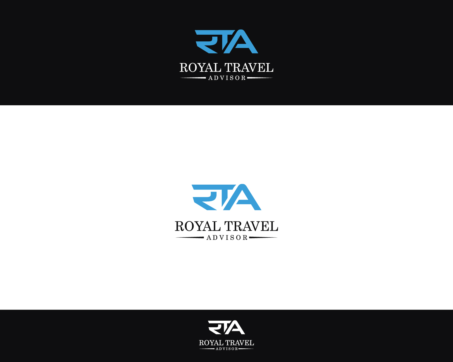 Logo Design by Atec for Royal Travel Advisor | Design #12339148
