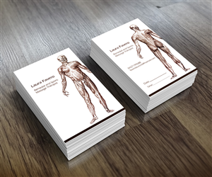 Remedial massage therapist or clinical look  | Business Card Design by Charala