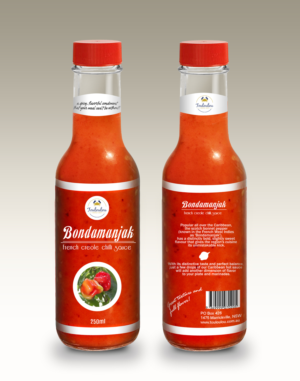 Hot sauce label design for start up | Label Design by tarokun